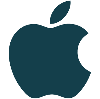 logo apple aux couleurs d'axens partenaire de l'infogérance