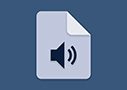 Icône Convertir en audio Icône Convertir en audio