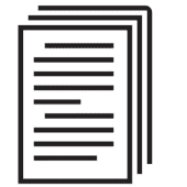 Icône de feuille de papier Icône de feuille de papier