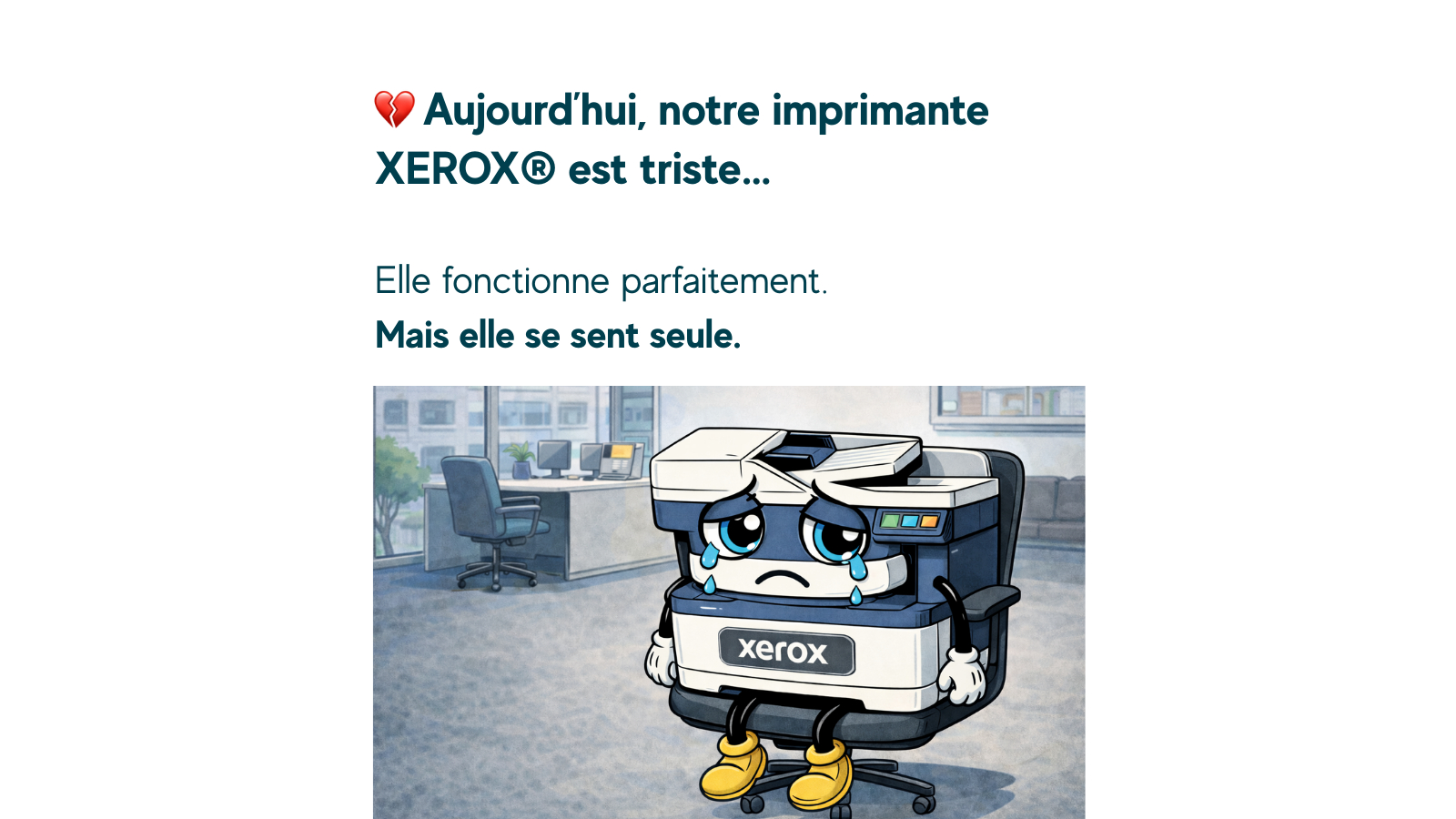 Saint-Valentin : et si votre imprimante XEROX® méritait plus d’attention ?