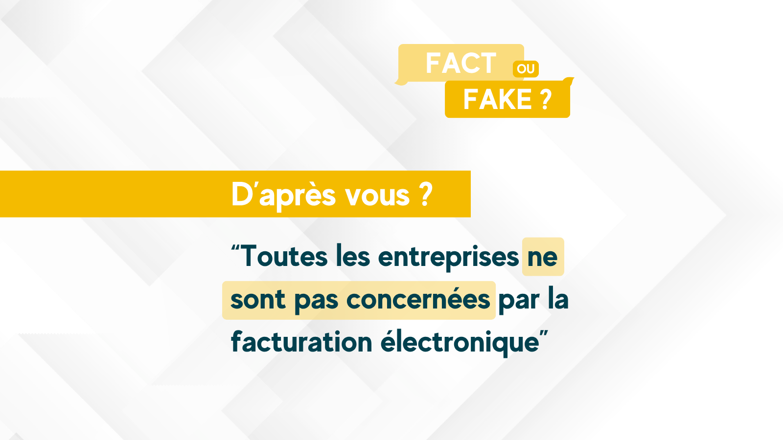 Facturation électronique : toutes les entreprises sont concernées, êtes-vous prêt ?
