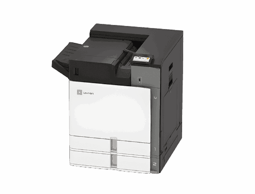 Imprimante de bureau couleur Lexmark CS963 vue de face