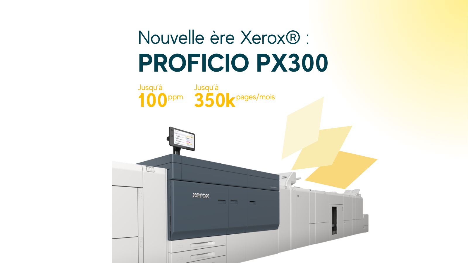 La XEROX® Proficio PX5000 : donnez une nouvelle dimension à vos impressions