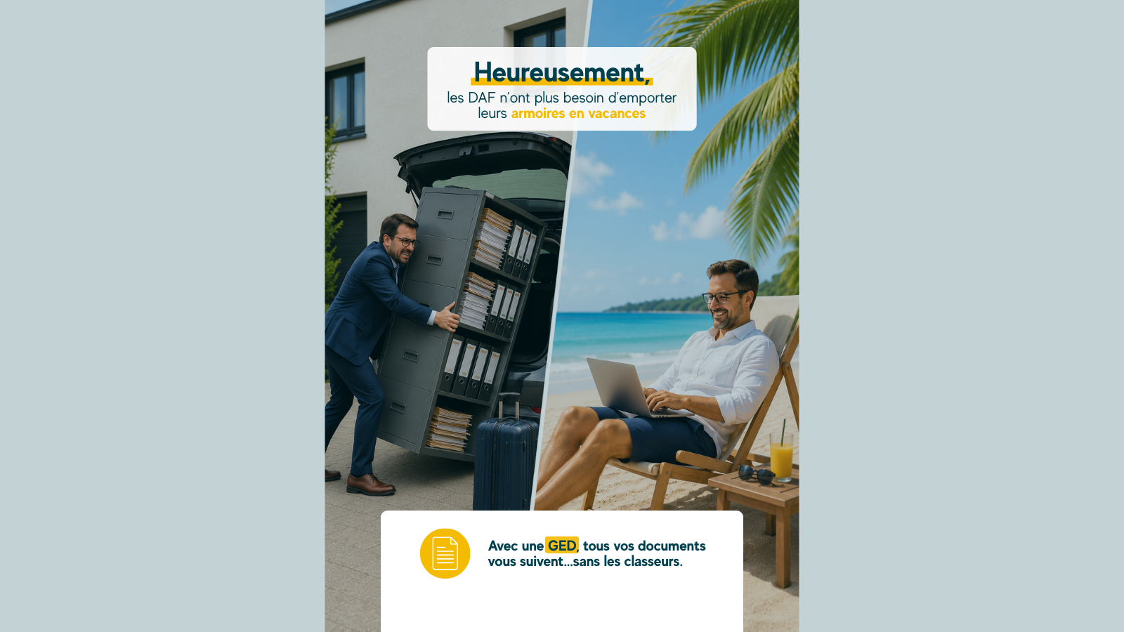 Gestion électronique des documents : emportez vos fichiers, pas vos classeurs
