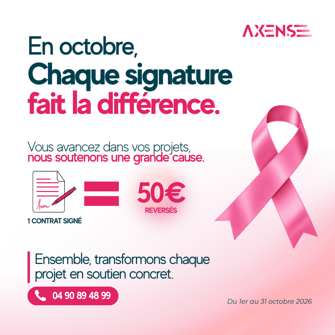 Octobre Rose 2026 : chez AXENS, chaque contrat signé compte