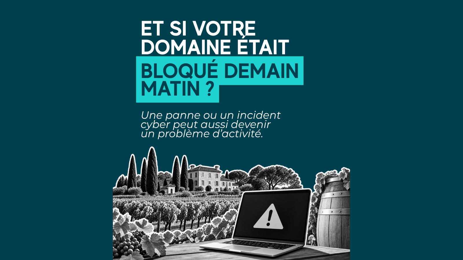 PRA dans un domaine viticole : comment reprendre rapidement après un incident ?